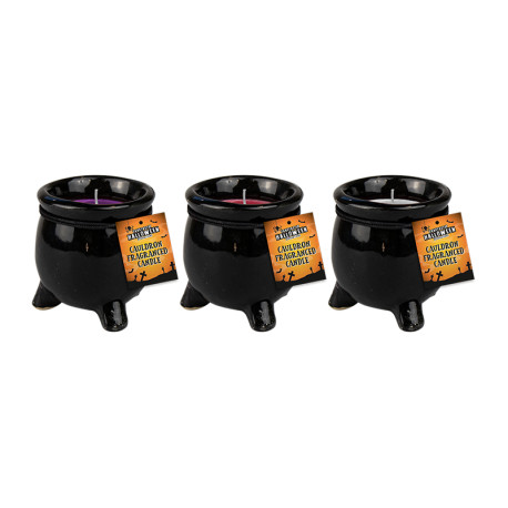 Halloween Cauldron Fragranced Candle (Assorted)