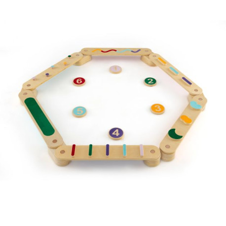 Montessori Balance Beam Set with Stepping Stones