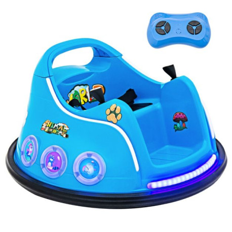 Electric Bumper Car with 360° Spin and Remote Control for Toddlers and Babies