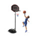 1.67 m-2.28 m Portable Basketball Hoop System with  Anti-Rust Stand