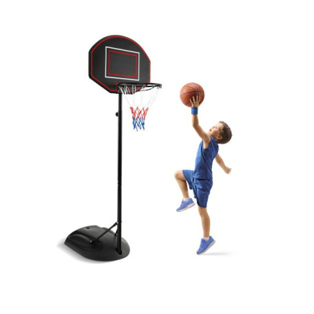 1.67 m-2.28 m Portable Basketball Hoop System with  Anti-Rust Stand