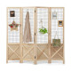 4-Panel Folding Gridwall Display Stand Room Divider