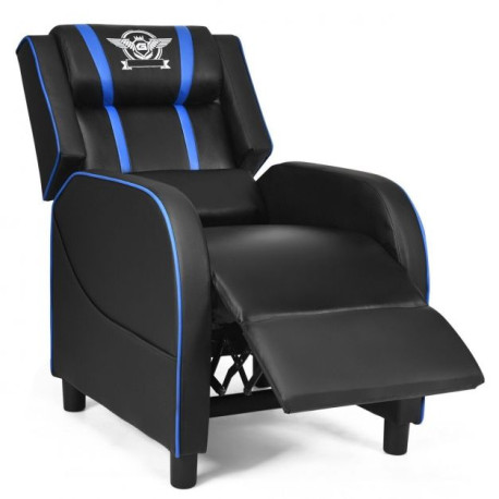 Adjustable Gaming Chair with Footrest Headrest and Lumbar Support