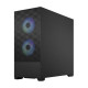 Fractal Design Pop Air RGB (Black TG) Gaming Case w/ Clear Glass Window, ATX, Hexagonal Mesh Front, 3 RGB Fans &amp; ARGB Controller