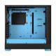 Fractal Design Pop Air RGB (Cyan Core TG) Gaming Case w/ Clear Glass Window, ATX, Hexagonal Mesh Front, Cyan Interior/Accents, 3