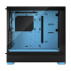 Fractal Design Pop Air RGB (Cyan Core TG) Gaming Case w/ Clear Glass Window, ATX, Hexagonal Mesh Front, Cyan Interior/Accents, 3