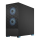 Fractal Design Pop Air RGB (Cyan Core TG) Gaming Case w/ Clear Glass Window, ATX, Hexagonal Mesh Front, Cyan Interior/Accents, 3