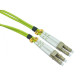 Spire OM5 LC-LC Multimode Fibre Optic Cable, 2 Metres, Lime Green