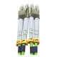 Spire OM5 LC-LC Multimode Fibre Optic Cable, 2 Metres, Lime Green