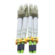 Spire OM5 LC-LC Multimode Fibre Optic Cable, 5 Metres, Lime Green