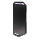 Asus ROG STRIX ARION M.2 NVMe SSD Caddy, USB 3.2 Gen2 Type-C, Aluminium, Thermal Pads, RGB Lighting, Hanger &amp; USB-A Cable inc.