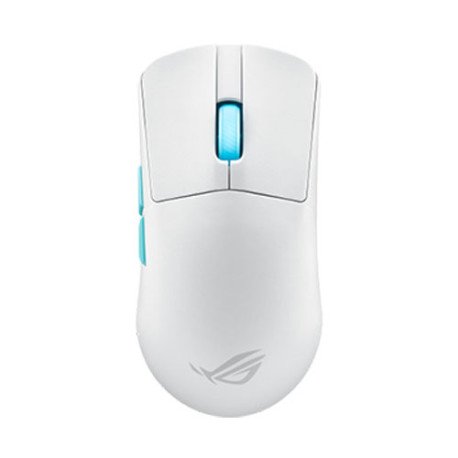 Asus ROG Harpe Ace Aim Lab Edition Gaming Mouse, Wireless/Bluetooth/USB, Synergistic Software, RGB, Mouse Grip Tape, White