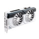 Asus DUAL RTX4070 SUPER OC White, PCIe4, 12GB DDR6X, HDMI, 3 DP, 2550MHz Clock, Overclocked