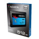 ADATA 512GB Ultimate SU800 SSD, 2.5&quot;, SATA3, 7mm (2.5mm Spacer), 3D NAND, R/W 560/520 MB/s