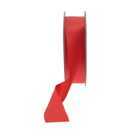 Bright Red Satin Ribbon (25mm)