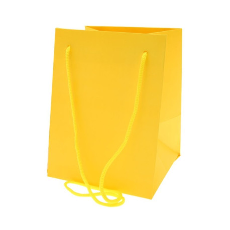 Yellow Hand Tie Bag