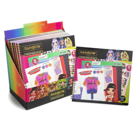 Rainbow High Fashion Design Art Pad