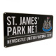 Newcastle United FC Colour Street Sign