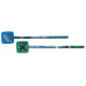 Minecraft 2pk Pencil &amp; Topper Set