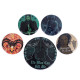 The Lord Of The Rings Button Badge Set