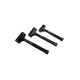 US-Pro 3 Pc Dead Blow Rubber Hammer set