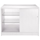 Capricorn Brilliant White Shop Counter &amp; Retail Display Set