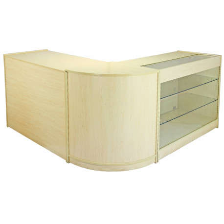 Saturn Maple Shop Counter & Retail Display Set