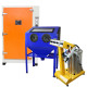 T-Mech Electrostatic Powder Coating Machine &amp; Curing Oven &amp; 220L Sandblasting Cabinet