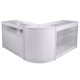 Taurus Brilliant White Shop Counter &amp; Retail Display Set