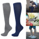 Unisex Anti-Fatigue Sport Compression Socks Varicose Vein Stocking One Pair - Grey S/M