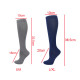 Unisex Anti-Fatigue Sport Compression Socks Varicose Vein Stocking One Pair - Grey S/M