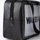 3 Size Clear Travel Wash Bag Set Cosmetic Toiletry Transparent Wash Pouch - Black