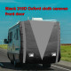 210D Caravan Front Towing Protector Covers Towing Cover Protector Universal Shield Guard - Black + Gray