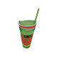 2 In 1 Plastic Travel Snack and Drink Cup - Random Colour