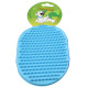 15cm Silicone Double Sided Grooming Pad Brush for Pet Dog - Random Colour