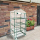 4 Tier Mini Greenhouse Walk In Grow Bag Replacement PVC Cover Casing (Cover only)