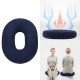 Chair Memory Foam Cushion Comfortable Seat Cushion Ideal for Post Natal and Post Surgery Pain Relief - Navy