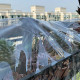 Clear PVC Tarpaulin Heavy Duty Waterproof Transparent Cover Tarp for Greenhouse Garden Patio 2.5 m x 2 m