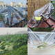 Clear PVC Tarpaulin Heavy Duty Waterproof Transparent Cover Tarp for Greenhouse Garden Patio 2.5 m x 2 m