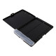 Plastic A4 Clipboard Folder with Storage and Separate Pen Holder - Black