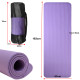 Yoga Mat 15mm Thick Gym Mats with Carrying Strap for Exercise Fitness Pilates - Blue