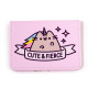 Contactless Protection Fabric Card Holder Wallet - Pusheen the Cat