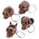 Novelty Keyring - Celtic Skull Head