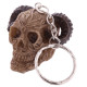 Novelty Keyring - Celtic Skull Head