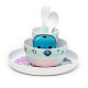 Recycled RPET Set of 5 Kids Cup, Bowl, Plate &amp; Cutlery Set - Adoramals Sealife