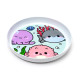 Recycled RPET Set of 5 Kids Cup, Bowl, Plate &amp; Cutlery Set - Adoramals Sealife