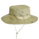 Boonie Sun Hat Bucket Cargo Safari Bush Summer Fishing Hat for Men and Women - Khaki