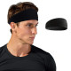 Sports Headbands Exercise Hair Bands Unisex Yoga Sweatbands for Men Women - Black