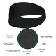 Sports Headbands Exercise Hair Bands Unisex Yoga Sweatbands for Men Women - Black