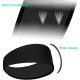 Sports Headbands Exercise Hair Bands Unisex Yoga Sweatbands for Men Women - Black